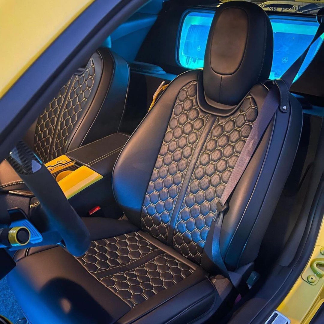 5th Gen Camaro Coupe Custom Leather Seat Covers