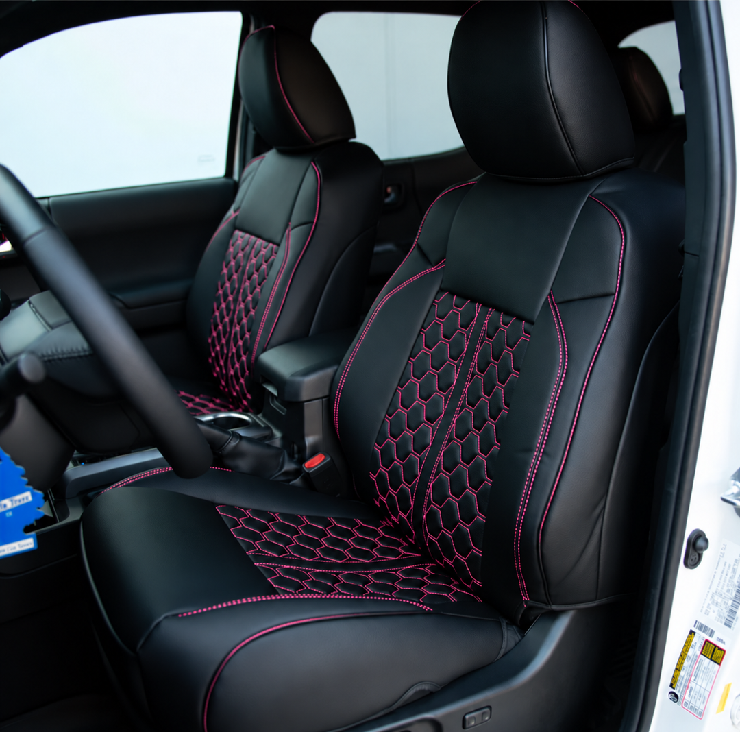 2016-23 Toyota Tacoma Custom Leather Seat Covers (Custom Order)