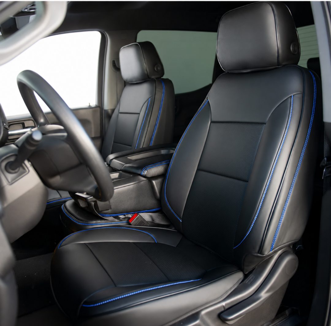 2014-18 Chevrolet Silverado Custom Leather Seat Covers (Custom Order)