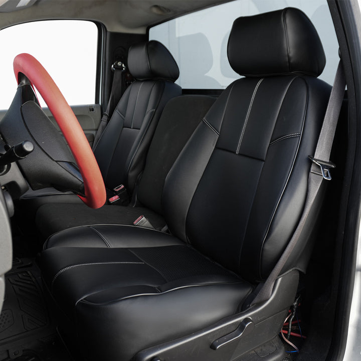2007-13 Chevrolet Silverado Custom Leather Seat Covers