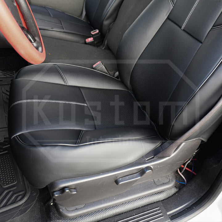 2007-13 Chevrolet Silverado Custom Leather Seat Covers