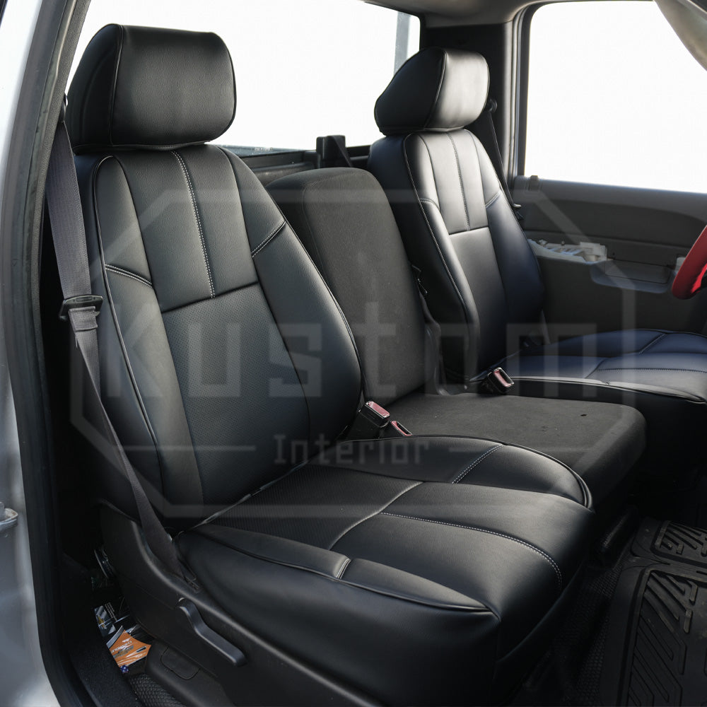2007-13 Chevrolet Silverado Custom Leather Seat Covers