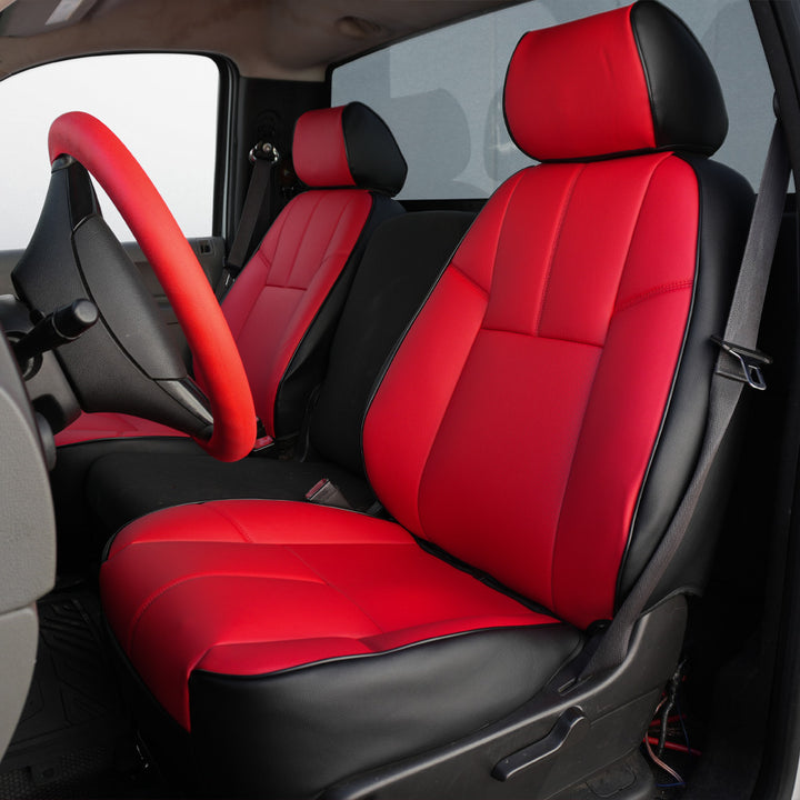 2007-13 Chevrolet Silverado Custom Leather Seat Covers
