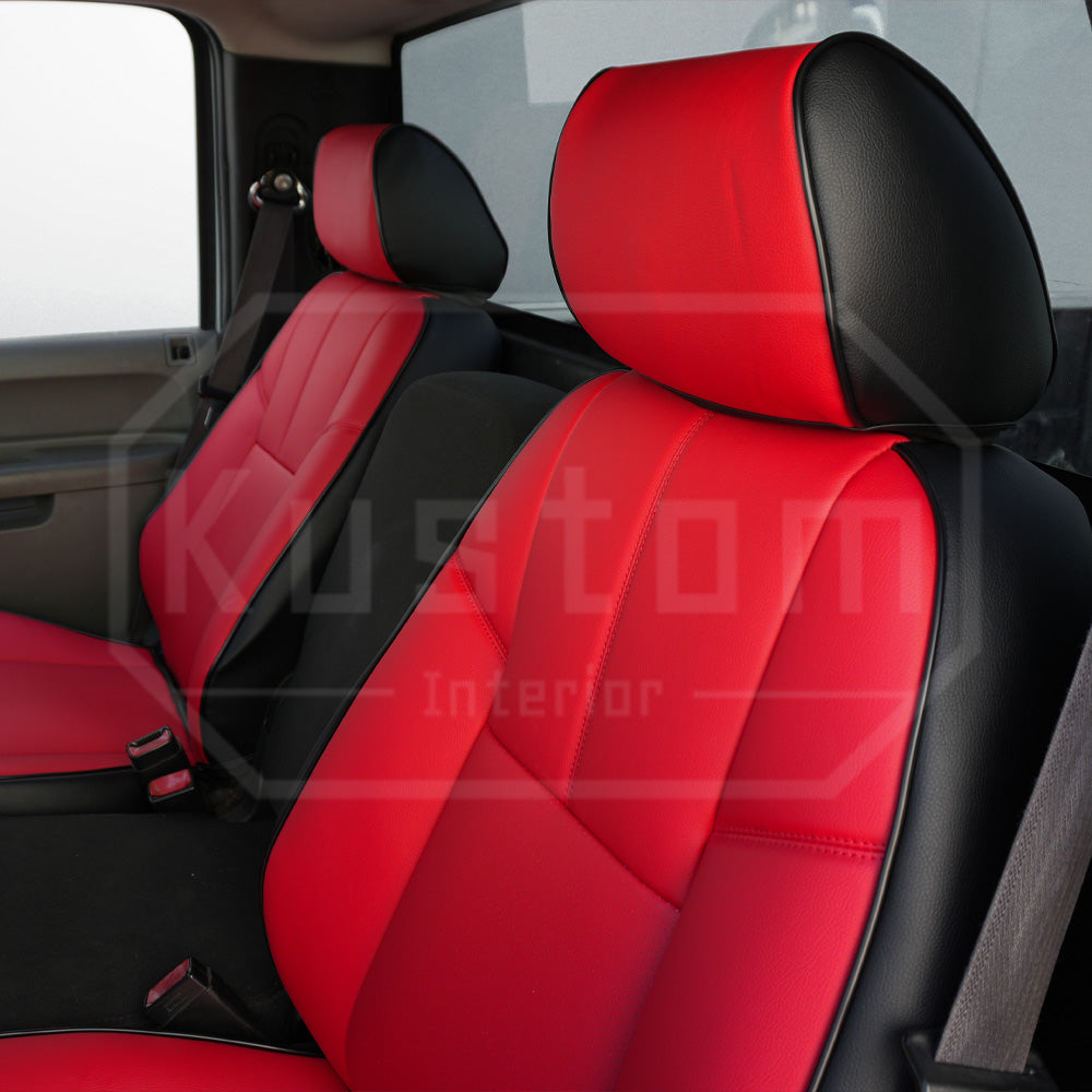 2007-13 Chevrolet Silverado Custom Leather Seat Covers