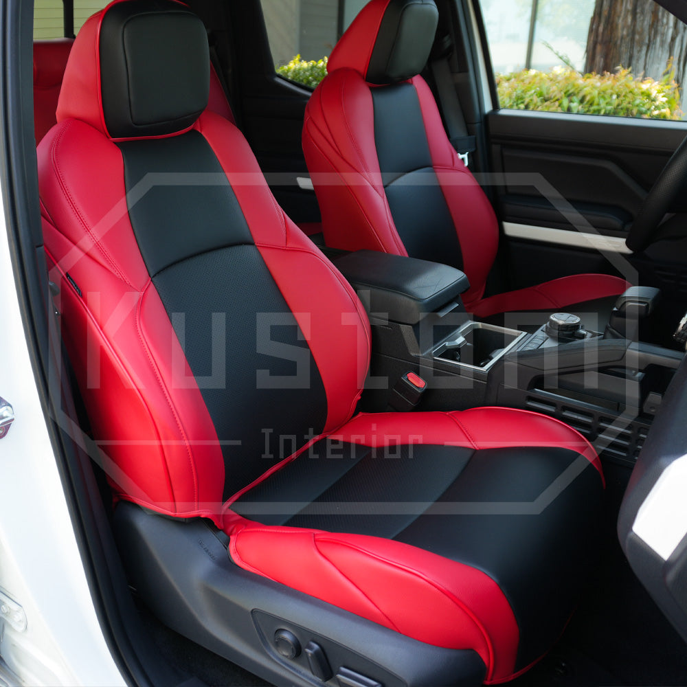 2024+ Toyota Tacoma Custom Leather Seat Covers