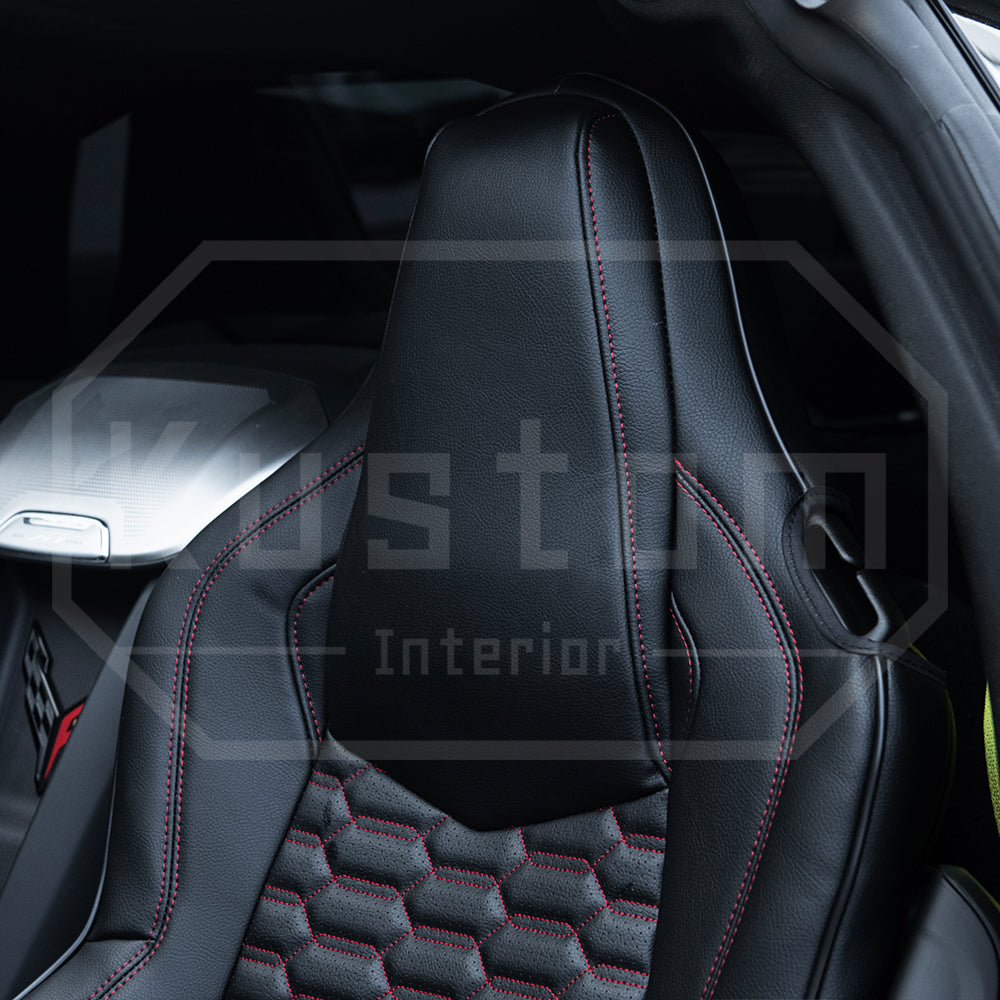 Corvette C8 Custom Leather Seat Covers