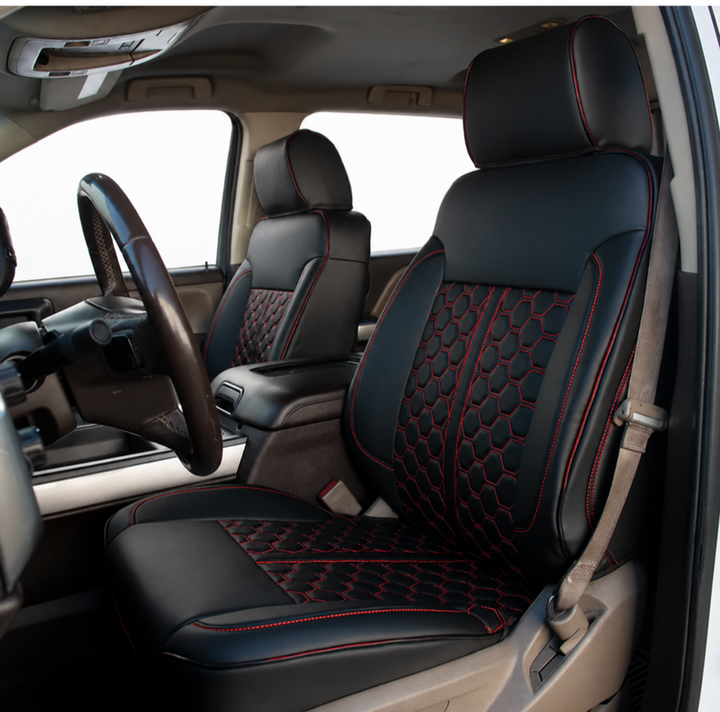 2014-18 Chevrolet Silverado Custom Leather Seat Covers (Custom Order)
