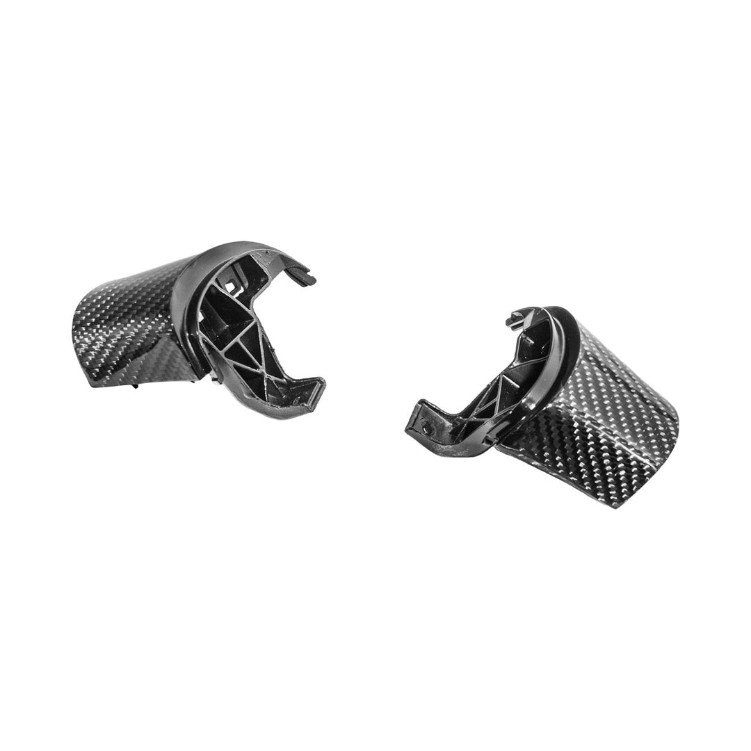 Corvette C6 Dry Carbon Fiber Steering Wheel Button Control Bezel Covers Carbon Fiber BC-C6-0513-001