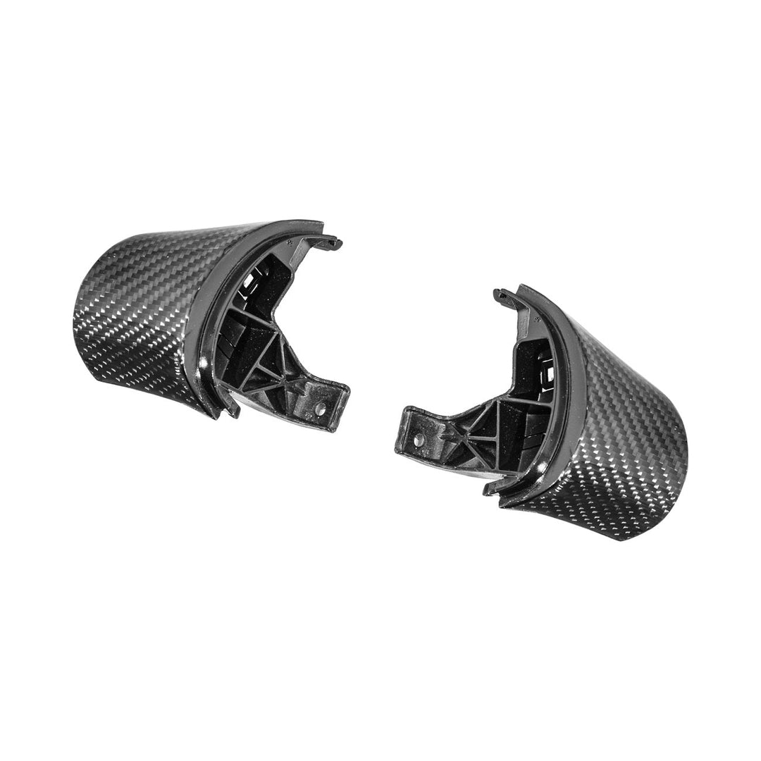 Corvette C6 Dry Carbon Fiber Steering Wheel Button Control Bezel Covers Carbon Fiber BC-C6-0513-001