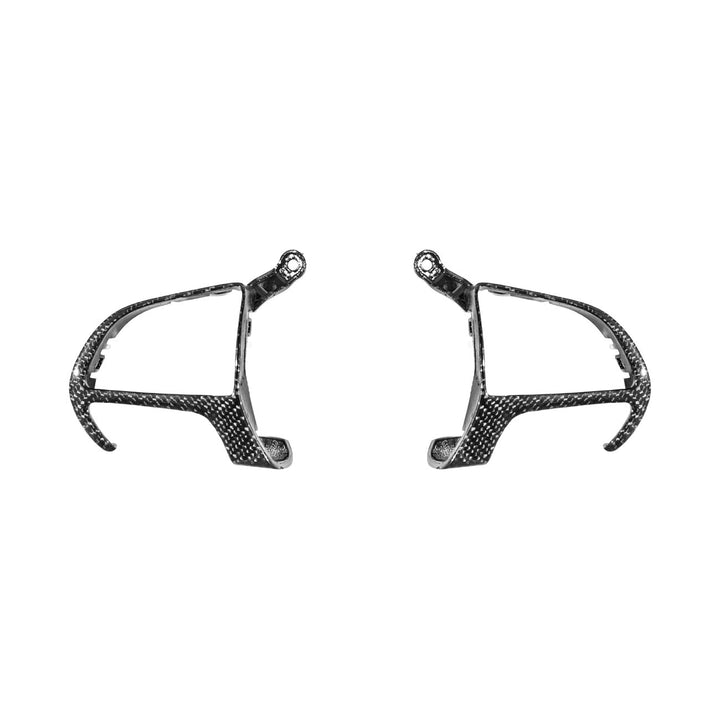 2015-Up Dodge Charger Challenger Durango Carbon Fiber Steering Wheel Button Trim Bezel Replacements Glossy 3K Twill Weave Carbon Fiber BC-DC-1524