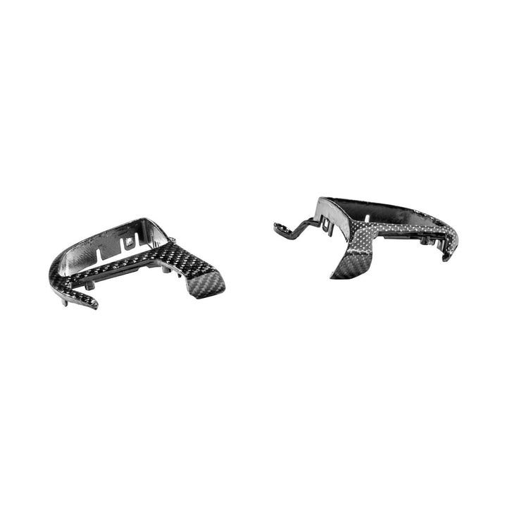 2015-Up Dodge Charger Challenger Durango Carbon Fiber Steering Wheel Button Trim Bezel Replacements Glossy 3K Twill Weave Carbon Fiber BC-DC-1524