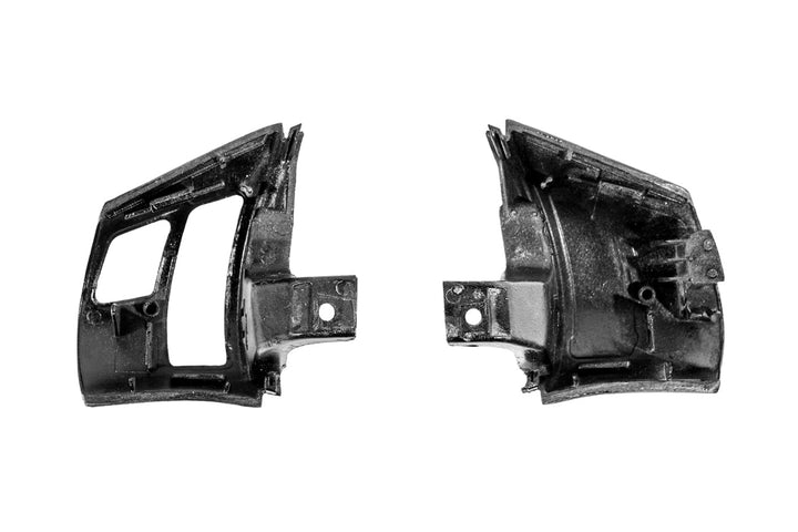 Corvette C6 Dry Carbon Fiber Steering Wheel Button Control Bezel Covers