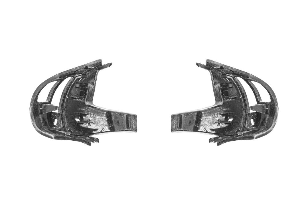 Corvette C6 Dry Carbon Fiber Steering Wheel Button Control Bezel Covers