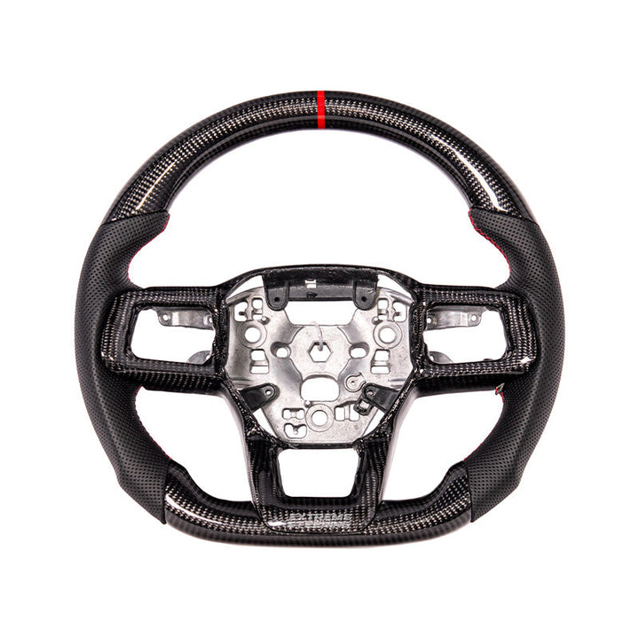 2024+ Ford Mustang Carbon Fiber Steering Wheel (Custom Order)