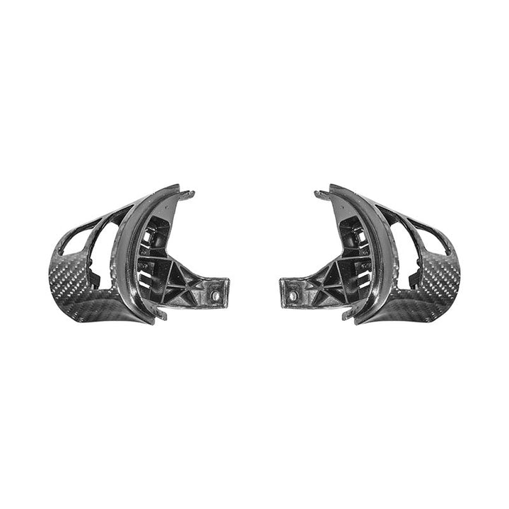 Corvette C6 Dry Carbon Fiber Steering Wheel Button Control Bezel Covers