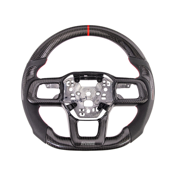 2024+ Ford Mustang Carbon Fiber Steering Wheel (Custom Order)