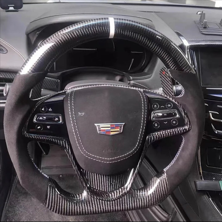 2014-19 Cadillac CTS / ATS Carbon Fiber Steering Wheel