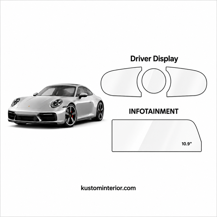 2020+ Porsche 911 Display Screen Protection Frame