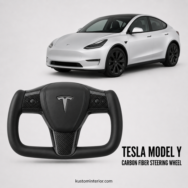 Tesla Carbon Fiber Steering Wheel (Custom Order)