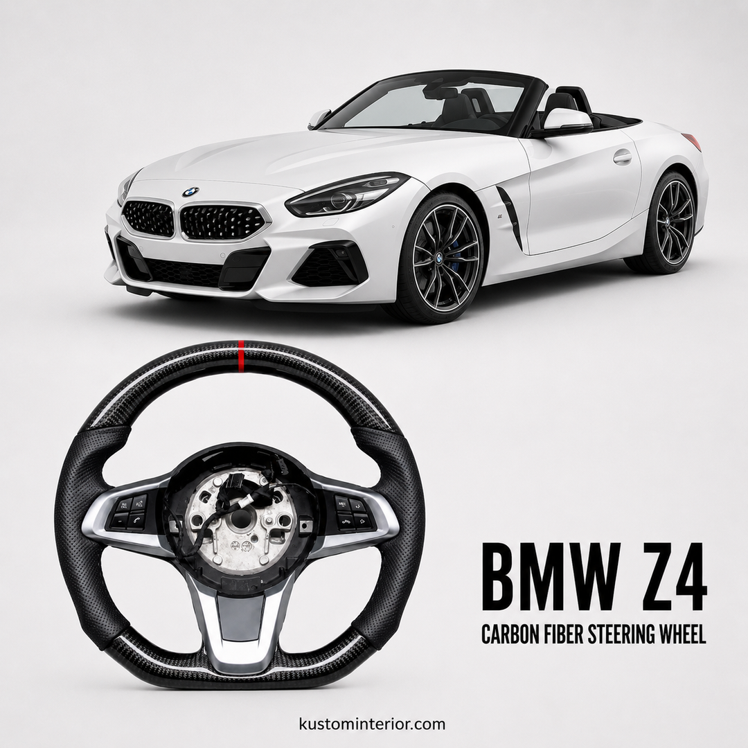 BMW Z4 Custom Carbon Fiber Steering Wheel (Custom Order)
