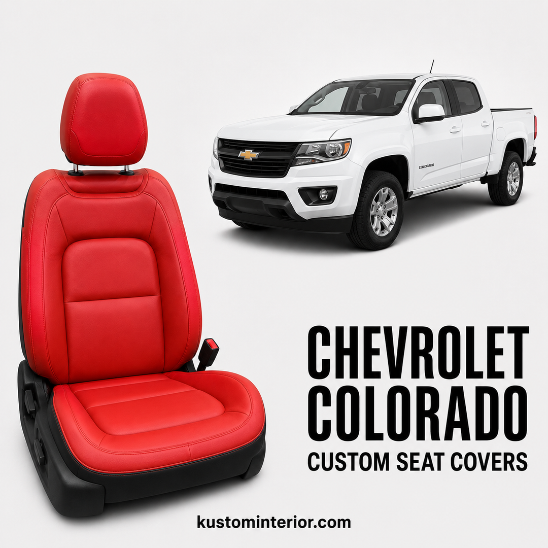 2015-22 Chevrolet Colorado Premium Custom Leather Seat Covers (Custom Order)