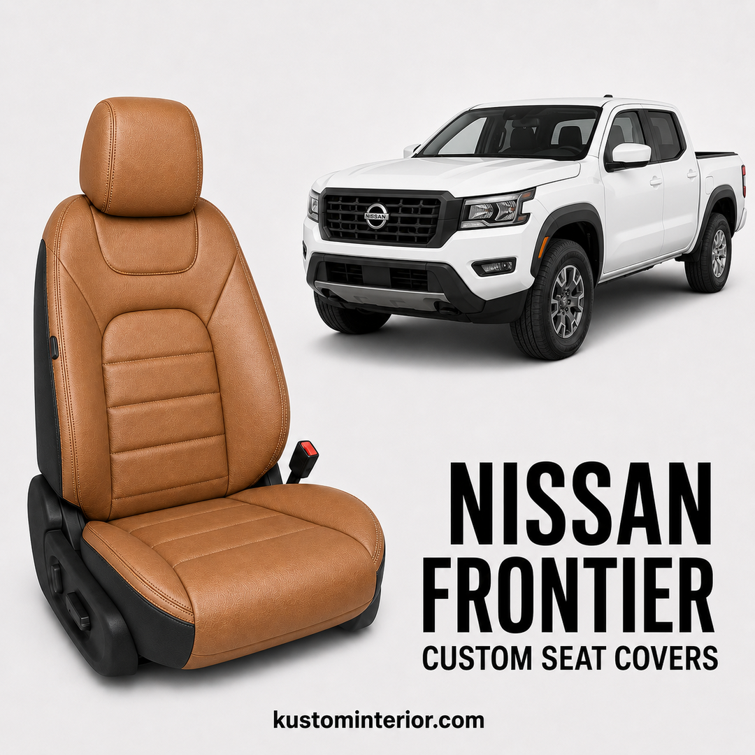 2022-26 Nissan Frontier Premium Custom Leather Seat Covers
