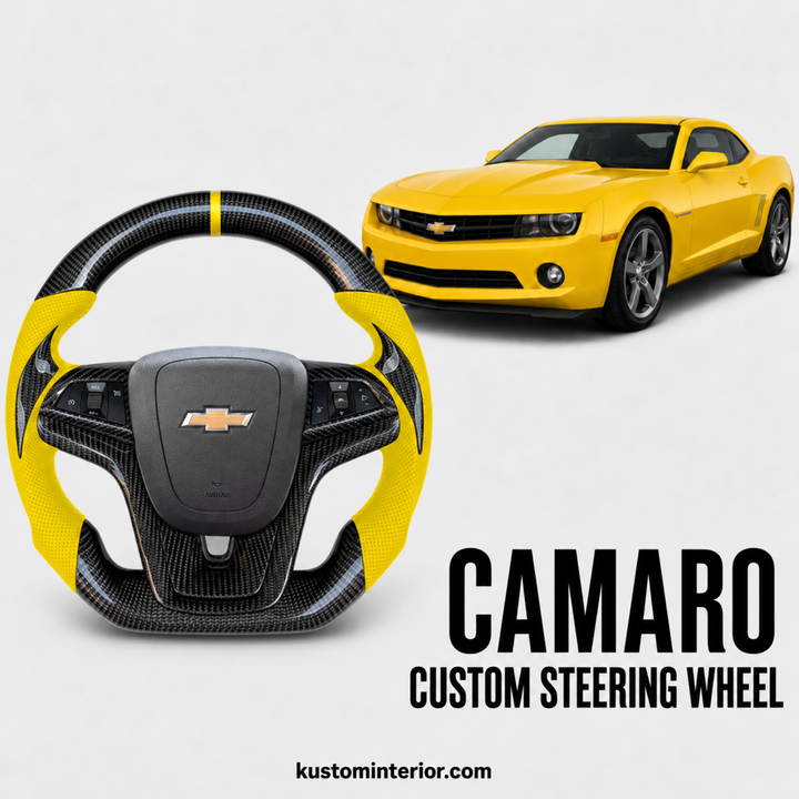 5th Gen Camaro Carbon Fiber Steering Wheel (Custom Order)