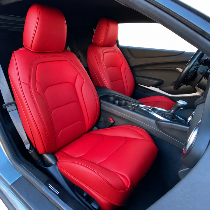 6th Gen Camaro Coupe Custom Leather Seat Covers