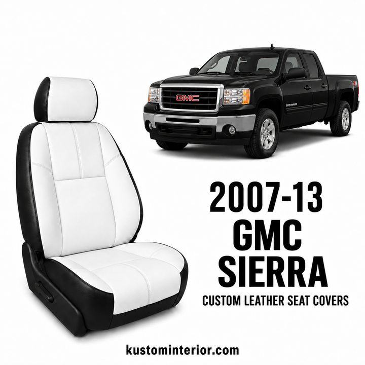 2007-13 GMC Sierra Custom Leather Seat Covers (Custom Order)