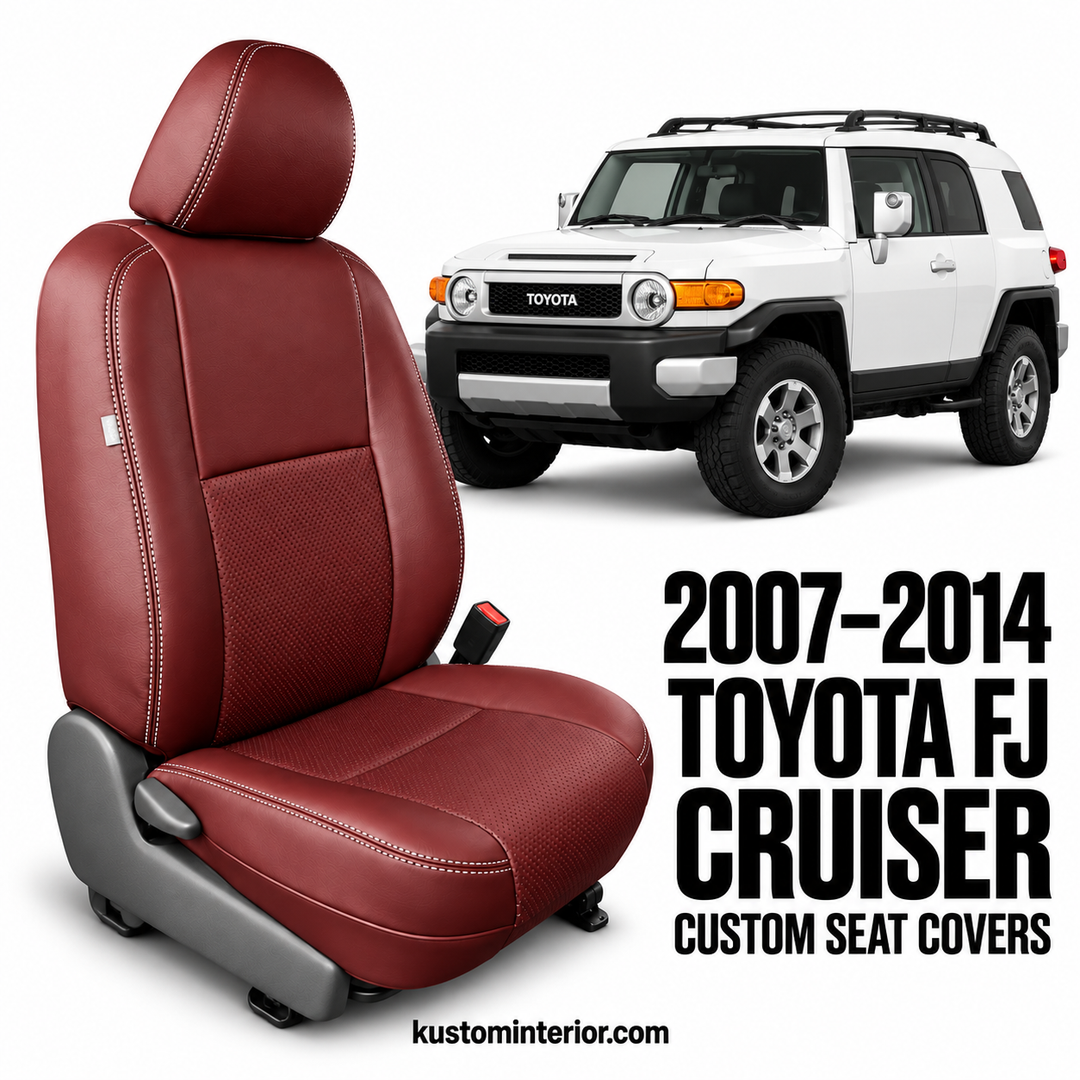 2007-14 Toyota FJ Cruiser Leather Seat Covers (Custom Order)