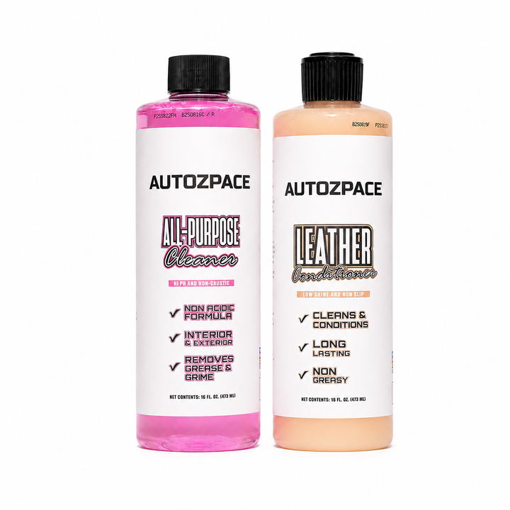 AUTO ZPACE™ Leather Cleaner & Conditioner Kit
