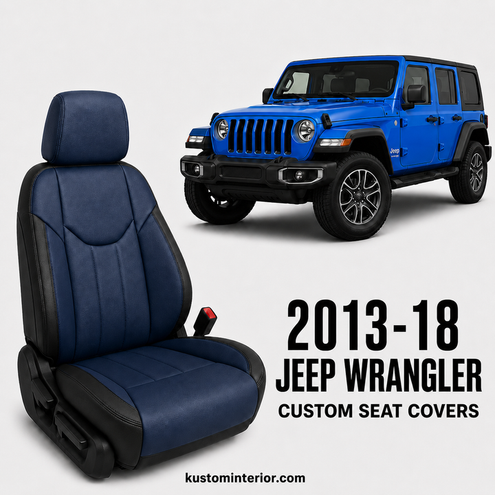 2013-18 Jeep Wrangler JK Leather Seat Covers (Custom Order)