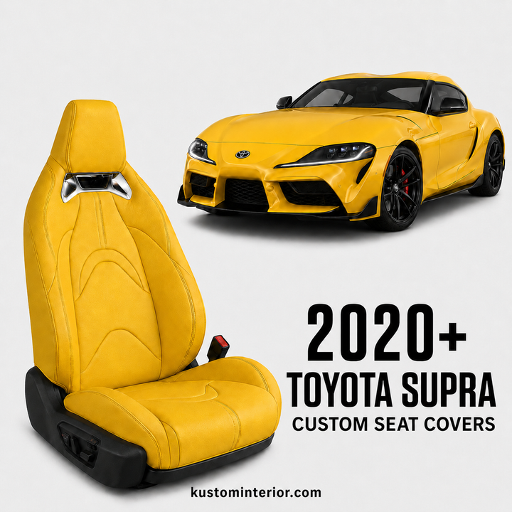 2020+ Toyota Supra Leather Seat Covers (Custom Order)
