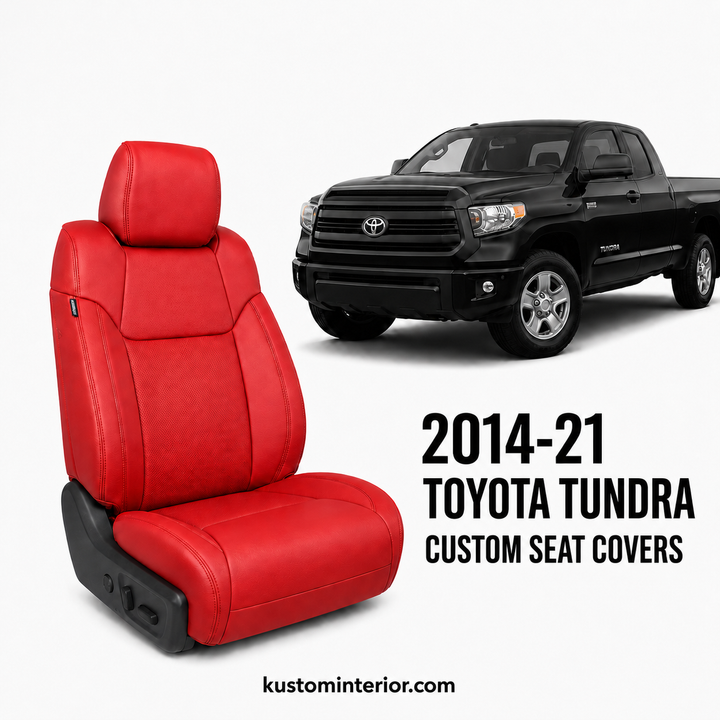 2014-21 Toyota Tundra Leather Seat Covers (Custom Order)