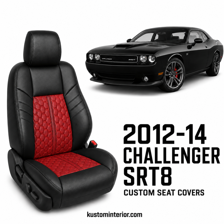 2009-14 Dodge Challenger SRT8 Custom Seat Covers (Custom Order)