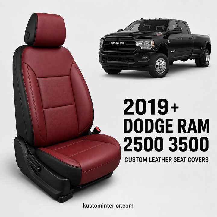 2019+ Dodge Ram 2500 3500 Leather Seat Covers (Custom Order)