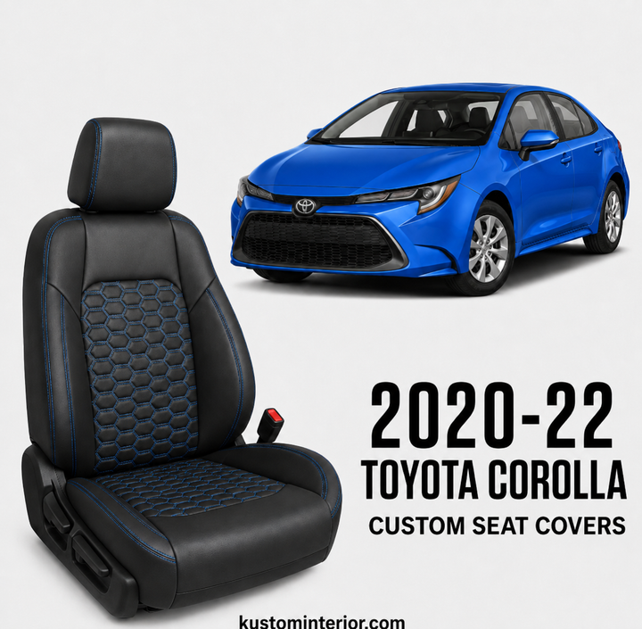 2020-22 Toyota Corolla Leather Seat Covers (Custom Order)