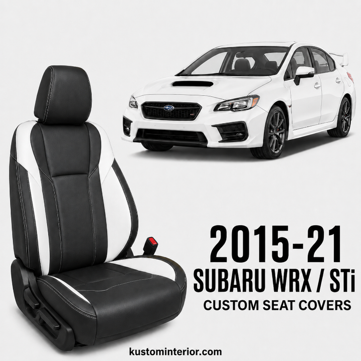2015-21 Subaru WRX / STi Leather Seat Covers (Custom Order)