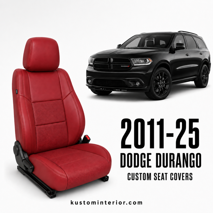 2011-25 Dodge Durango Leather Seat Covers (Custom Order)