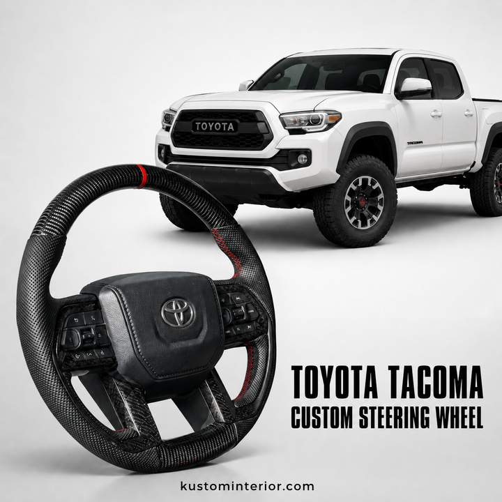 Toyota Tacoma Carbon Fiber Steering Wheel (Custom Order)