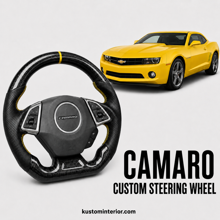 5th Gen Camaro Carbon Fiber Steering Wheel (Custom Order)