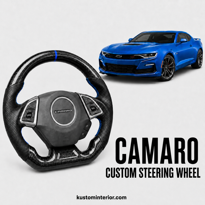 6th Gen Camaro Carbon Fiber Steering Wheel (Custom Order)