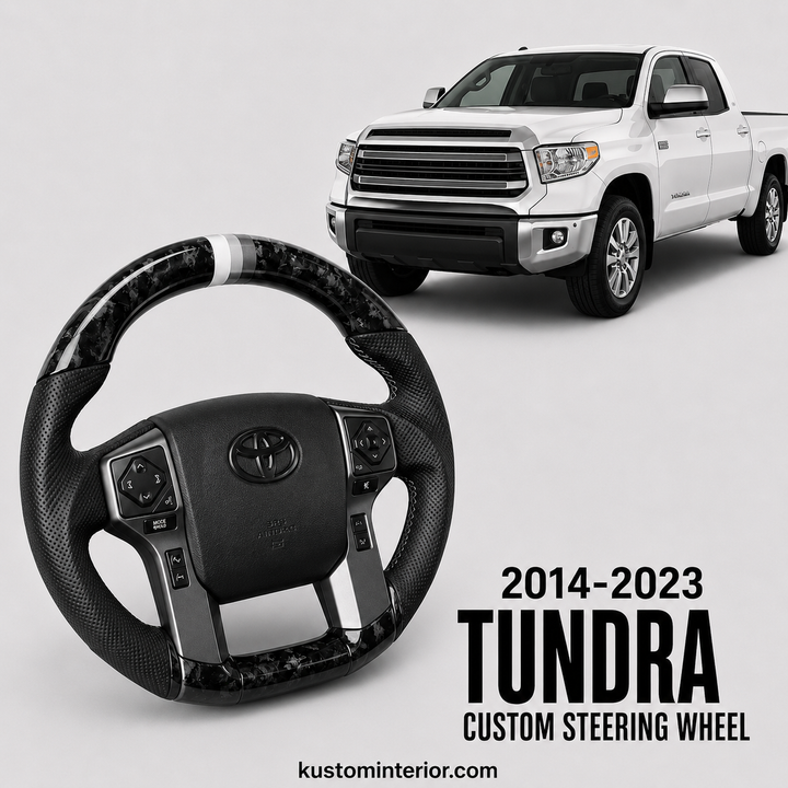 2014-23 Toyota Tundra Carbon Fiber Steering Wheel (Custom Order)