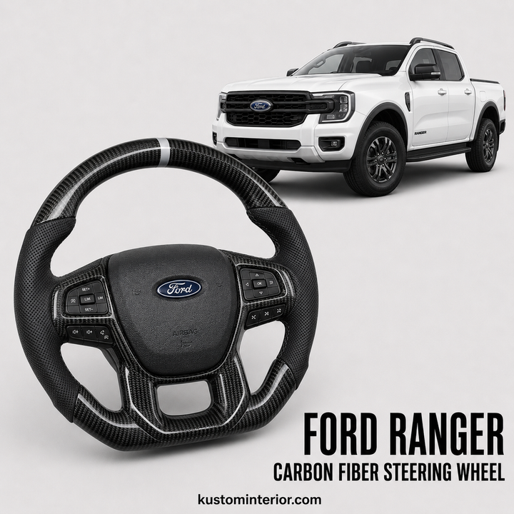 Ford Ranger Carbon Fiber Steering Wheel (Custom Order)