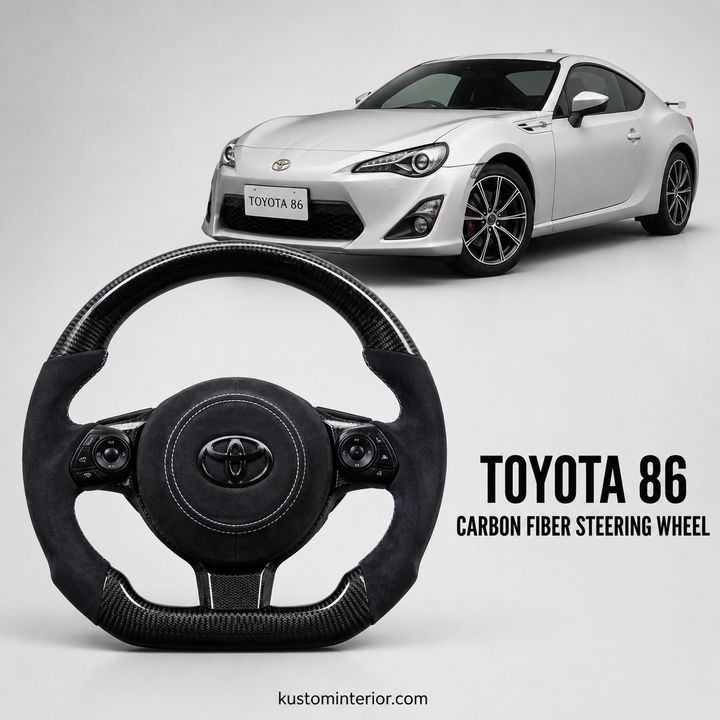 Toyota GR86 / Subaru BRZ Carbon Fiber Steering Wheel (Custom Order)