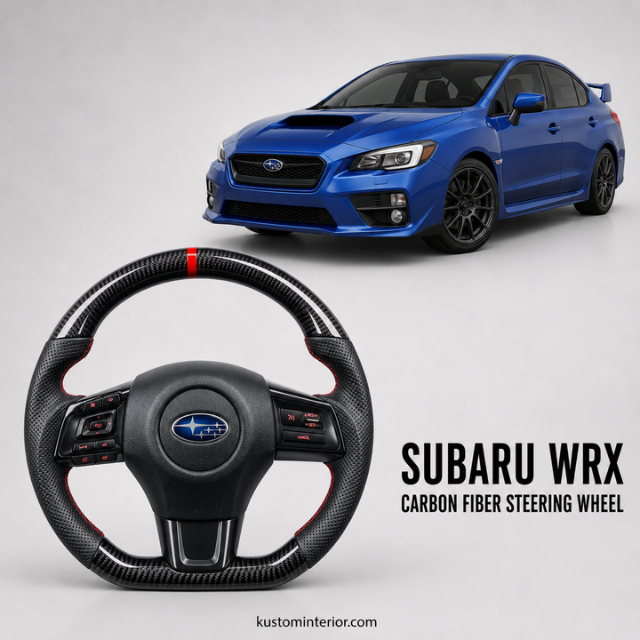 Subaru WRX Carbon Fiber Steering Wheel (Custom Order)