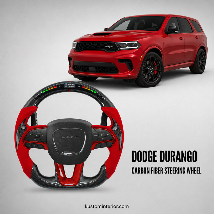 2011-25 Dodge Durango Carbon Fiber Steering Wheel (Custom Order)