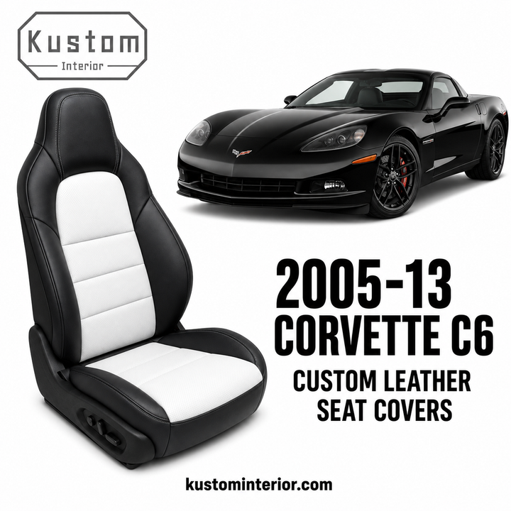 Corvette C6 Leather Seat Covers (Custom Order)