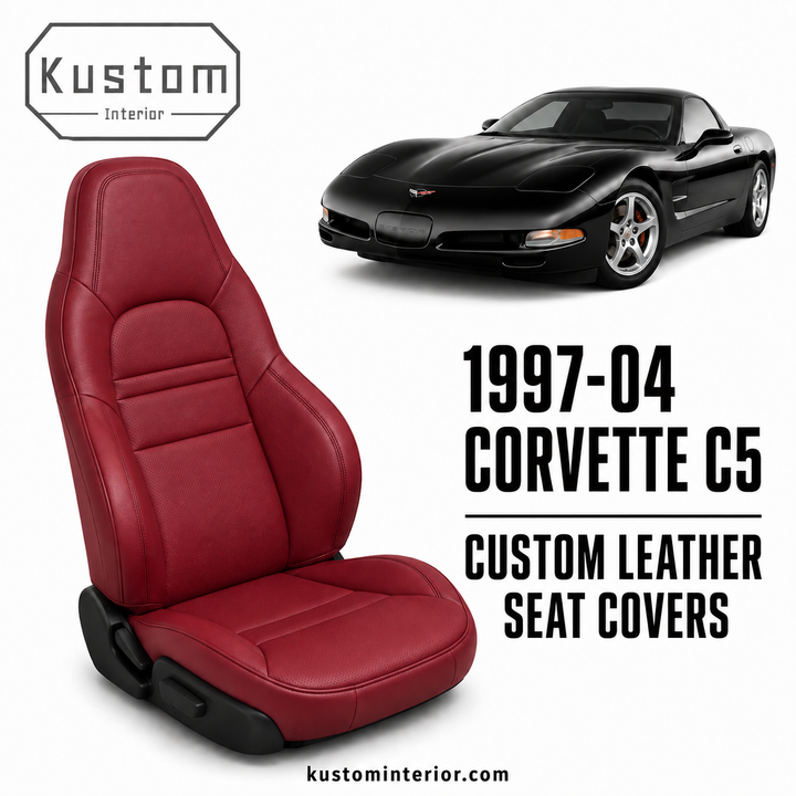 Corvette C5 Custom Leather Seat Covers (Custom Order)