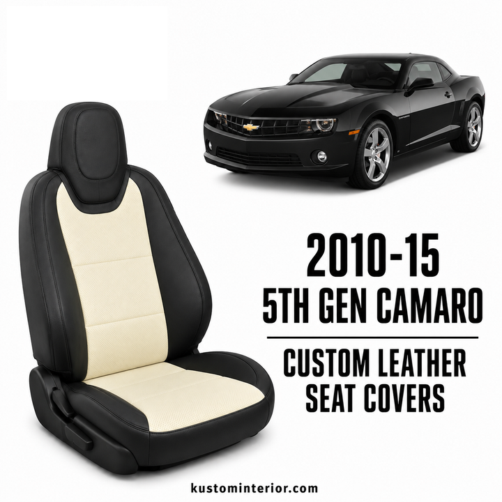 5th Gen Camaro Leather Seat Covers (Custom Order)